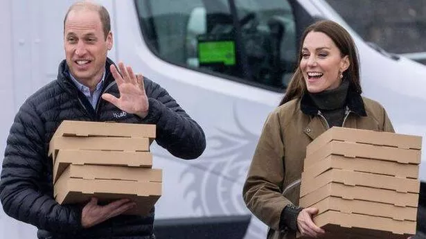 Kate and William admitted they sometimes ordering a takeaway